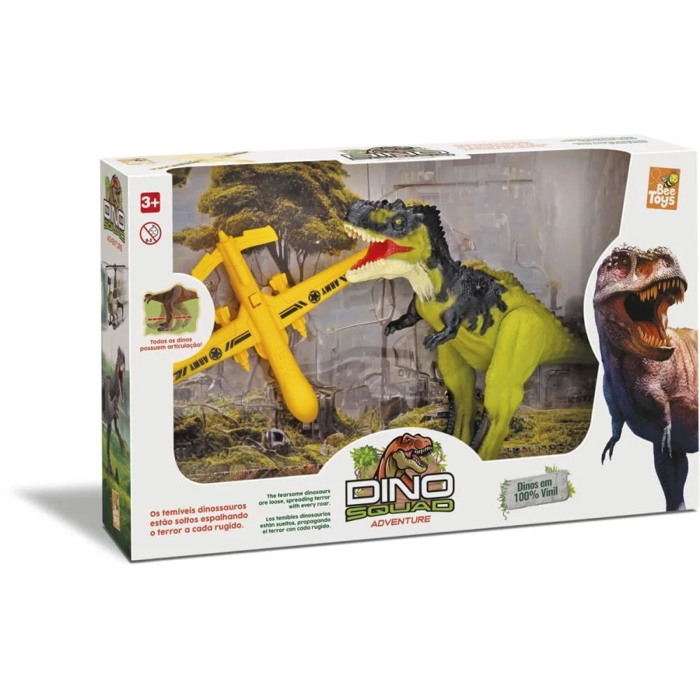 Dinossauro Dino Adventure Rajassauro 27Cm Bee Toys (Unidade) - imagem 5