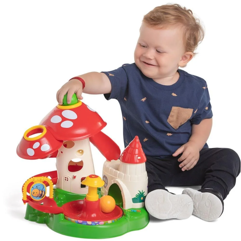 Brinquedo Para Bebe Belo Cogumelo Tateti (Unidade) - imagem 3