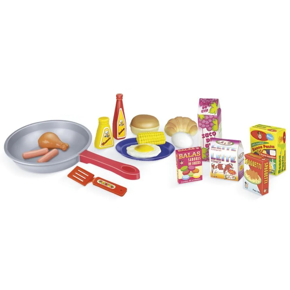Brincando De Casinha Frigideira Gourmet C/Acessorio Pica Pau (Unidade) - imagem 3