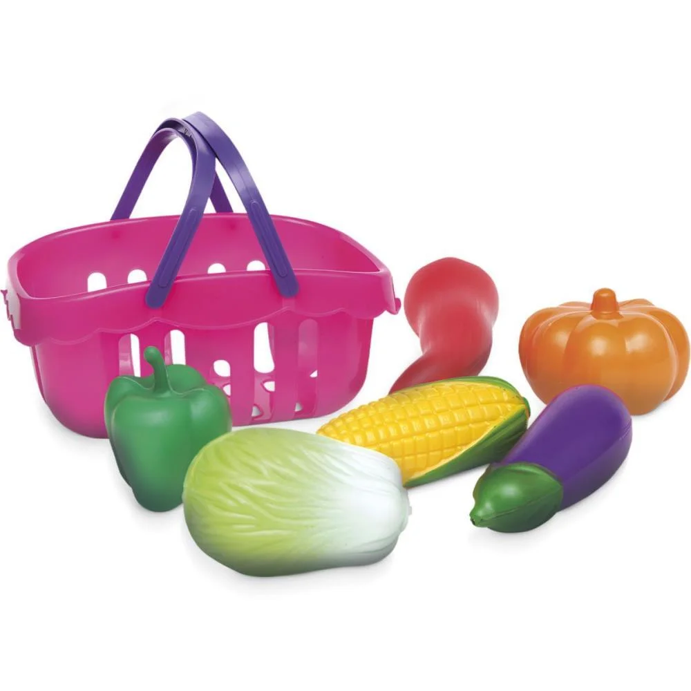 Brincando De Casinha Hortifruti Cestinha 7Pcs Pica Pau (Unidade) - imagem 2