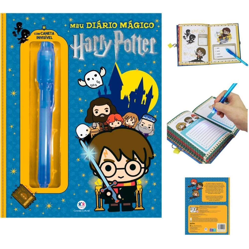 Diario Harry Potter Diario Magico 48P Magic Kids (Unidade) - imagem 3