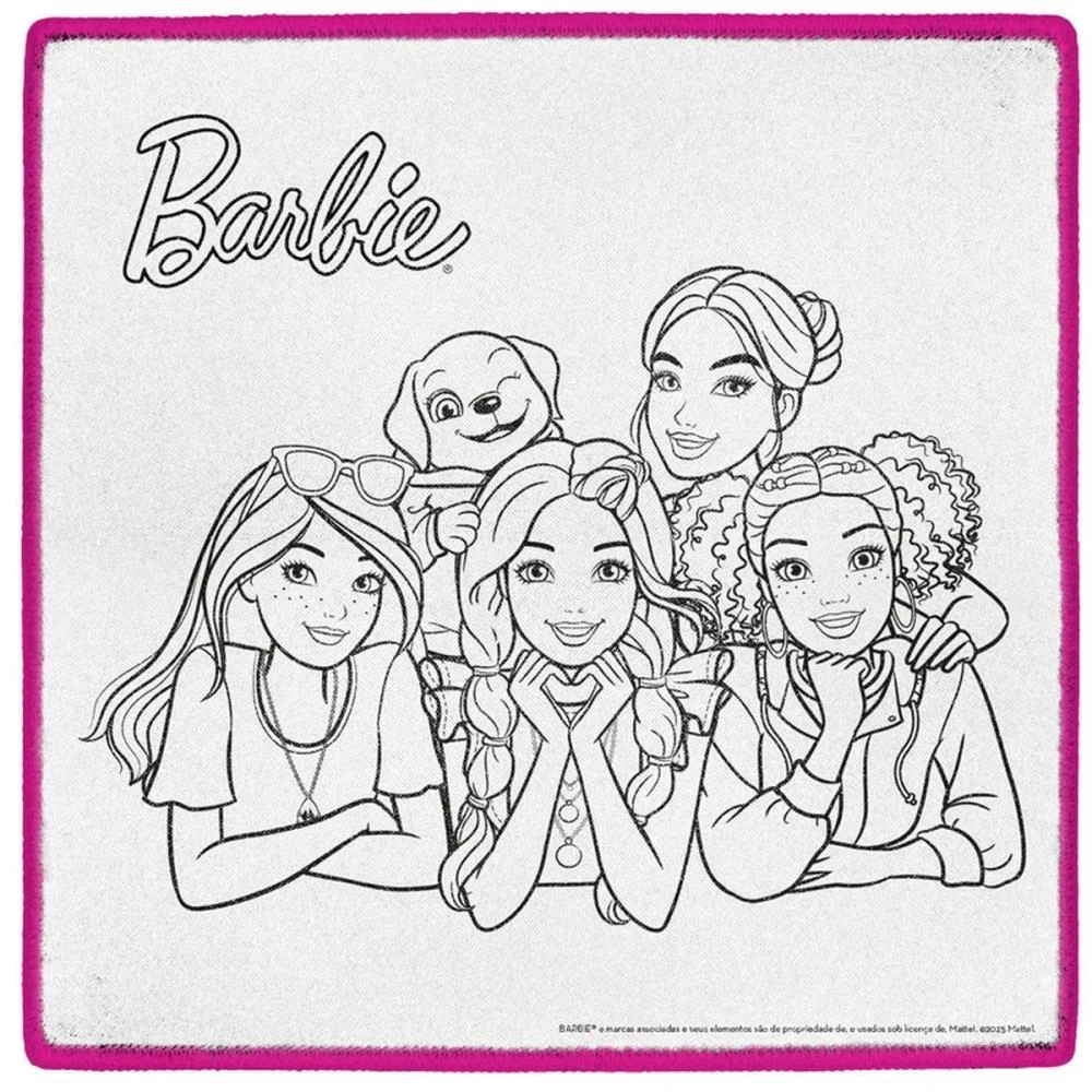 Brinquedo Para Colorir Tapete Mágico Acqua Barbie Multikids (Unidade) - imagem 4