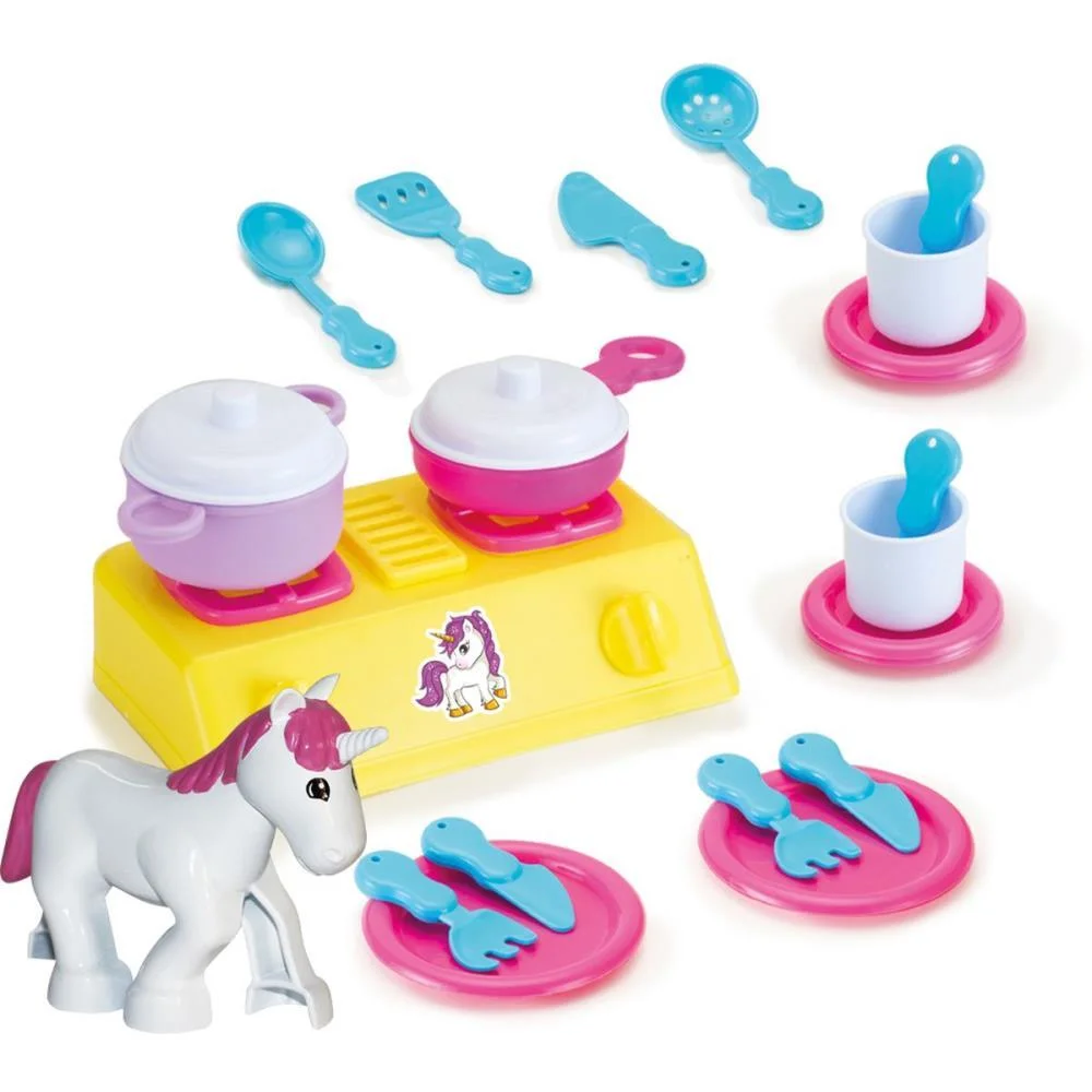 Brincando De Casinha Unicornio Magico Kit Cozinha Monte Libano (Unidade) - imagem 2