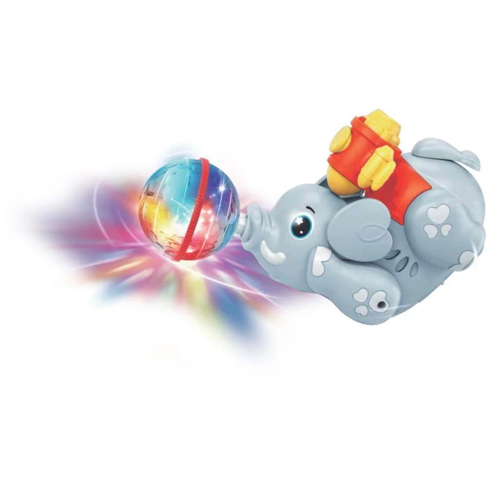 Brinquedo Para Bebe Elefante Brincalhao C/Luzes Braskit (Unidade) - imagem 4