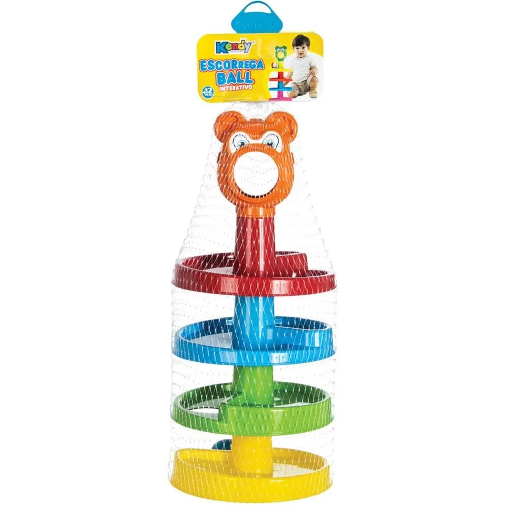 Brinquedo Educativo Escorrega Ball Kendy Brinquedos (Unidade) - imagem 5