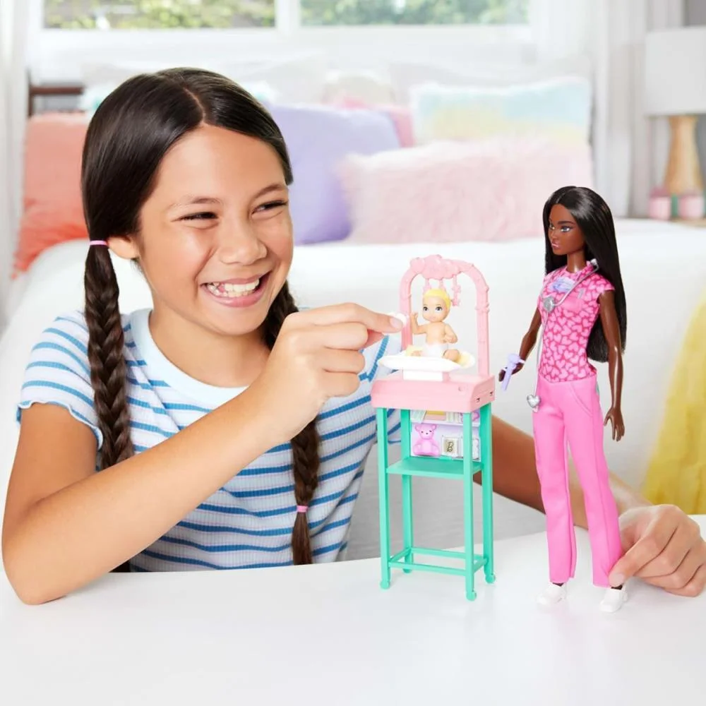 Barbie Profissoes Conjunto De Cuidados (S) Mattel (Unidade) - imagem 8