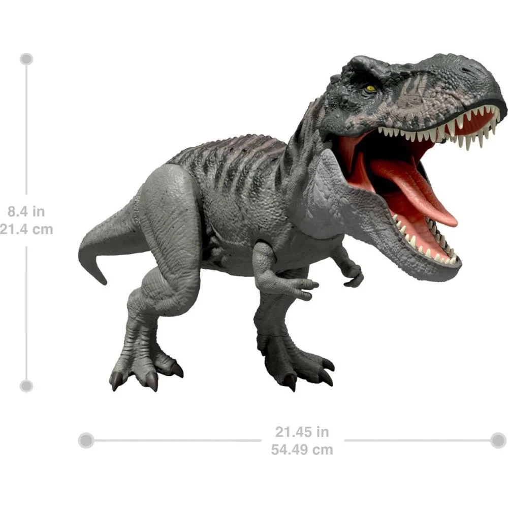 Boneco E Personagem Jw Rebirth T-Rex C/Som E Luz Mattel (Unidade) - imagem 4