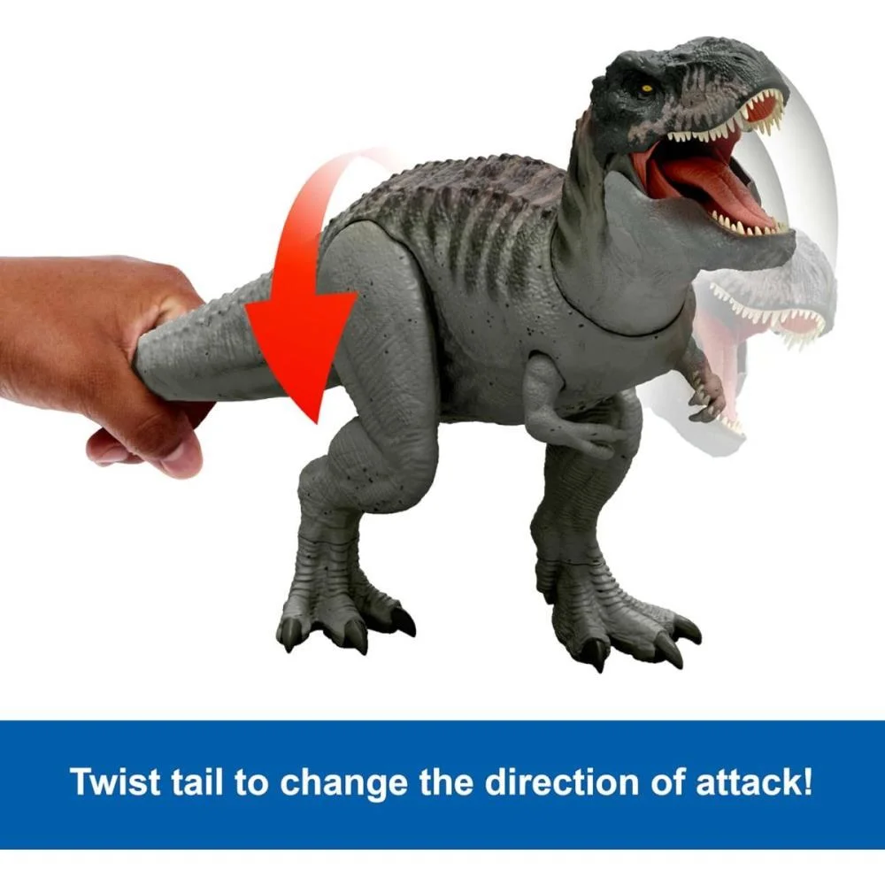 Boneco E Personagem Jw Rebirth T-Rex C/Som E Luz Mattel (Unidade) - imagem 6