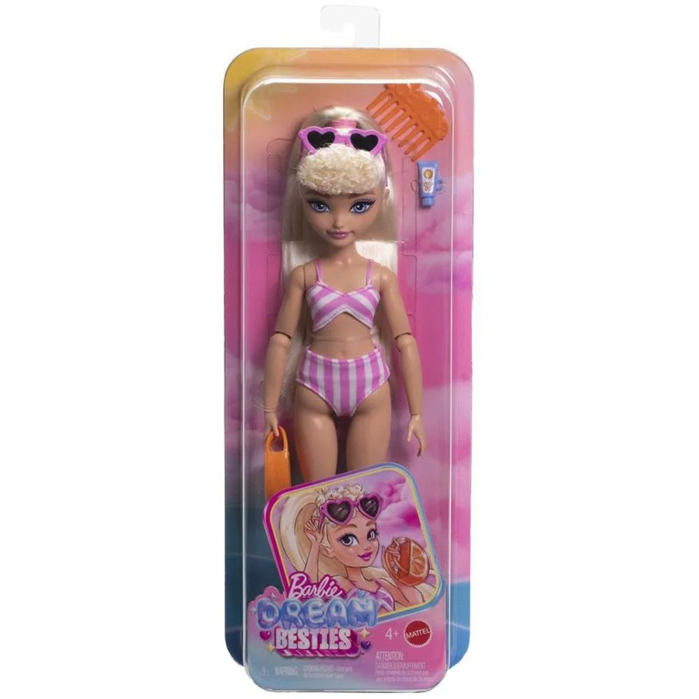 Barbie Dream Besties Malibu Traje De Banho C/Aces. Mattel (Unidade) - imagem 5