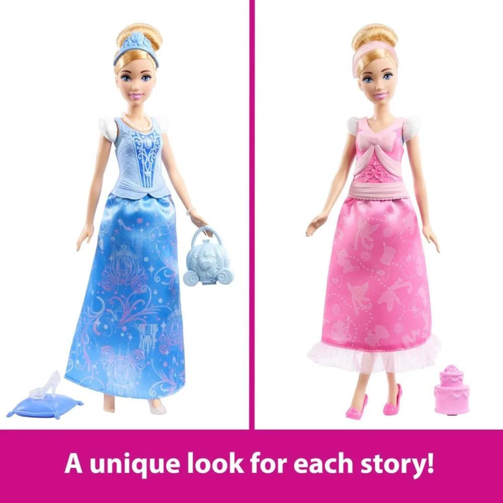 Boneca Disney Princesa Cinderela Fashio 2Em1 Mattel (Unidade) - imagem 8