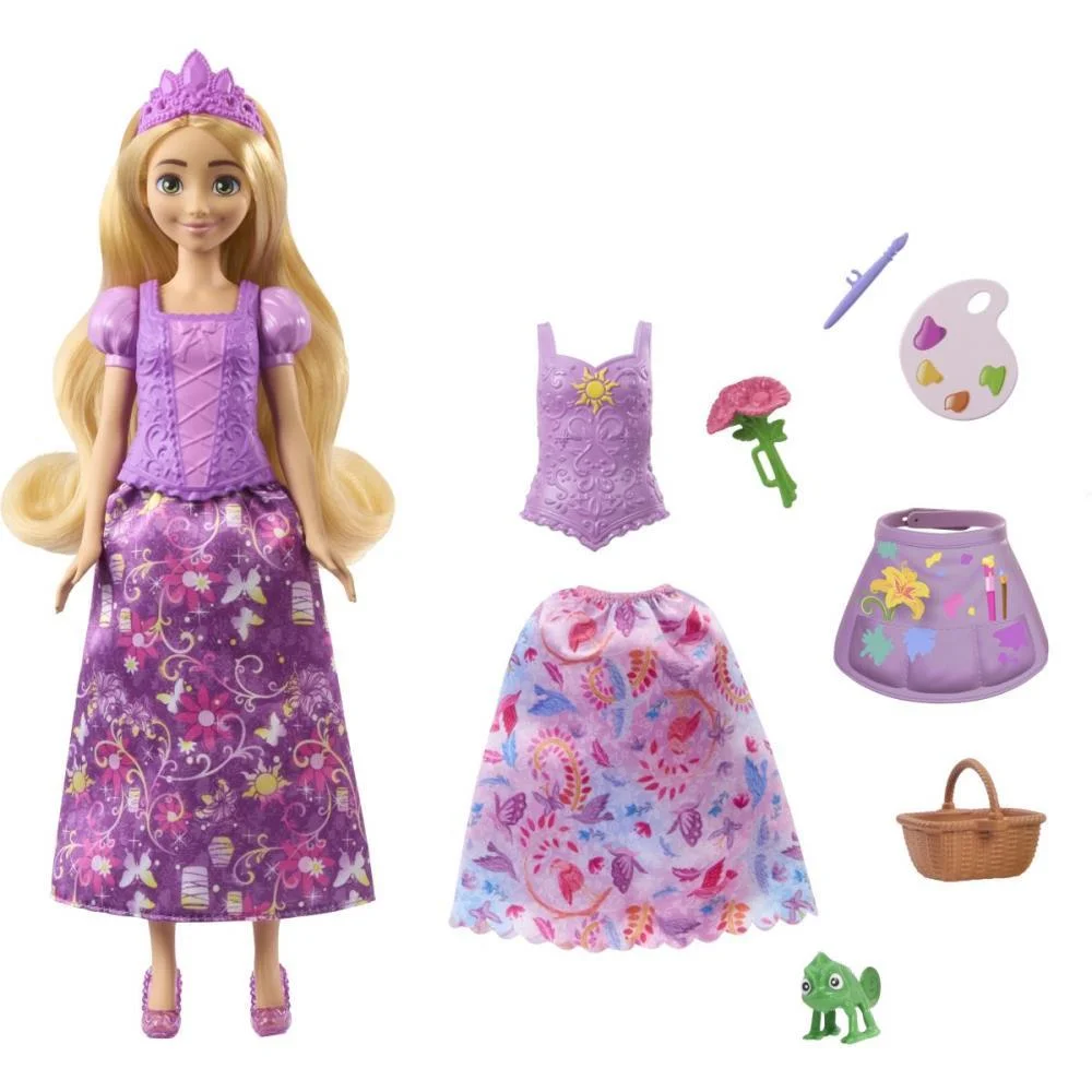Boneca Disney Princesa Rapunzel Fashion 2Em1 Mattel (Unidade) - imagem 13
