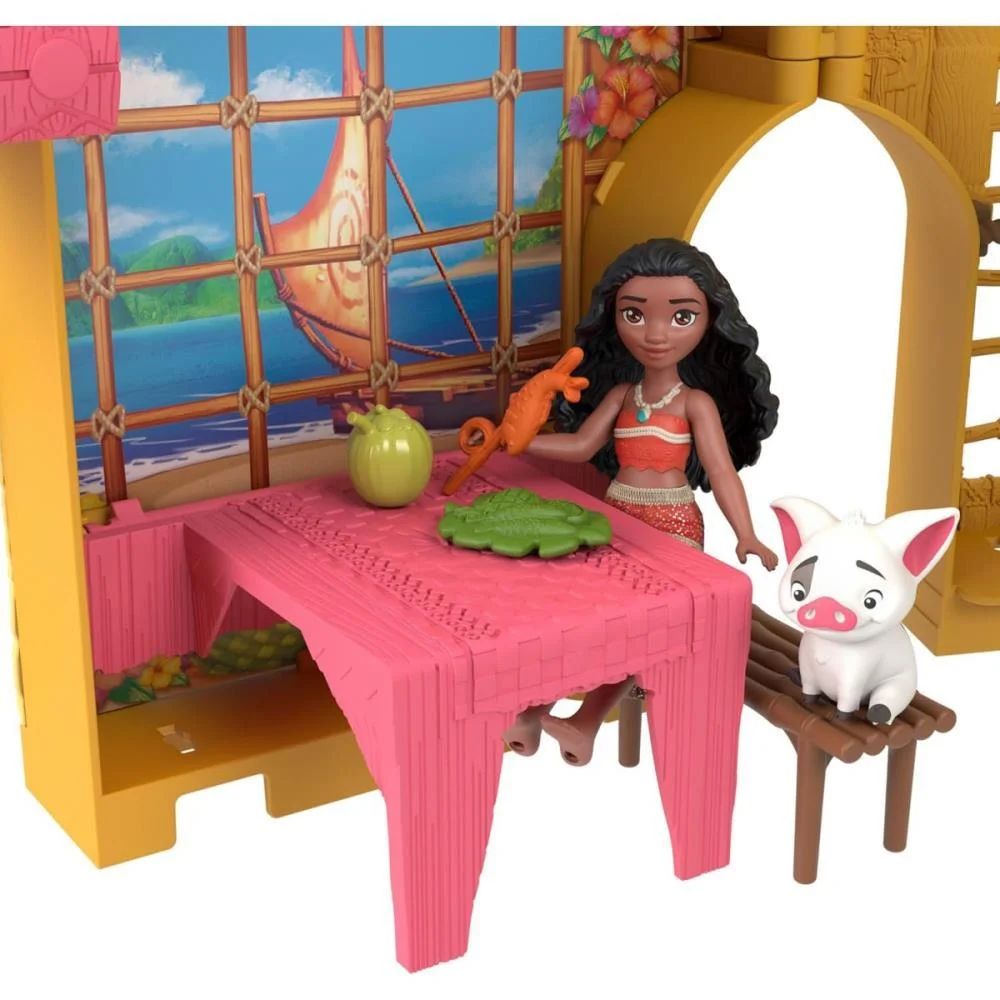 Boneca Disney Princesa Mini Castelo Da Moana Mattel (Unidade) - imagem 4