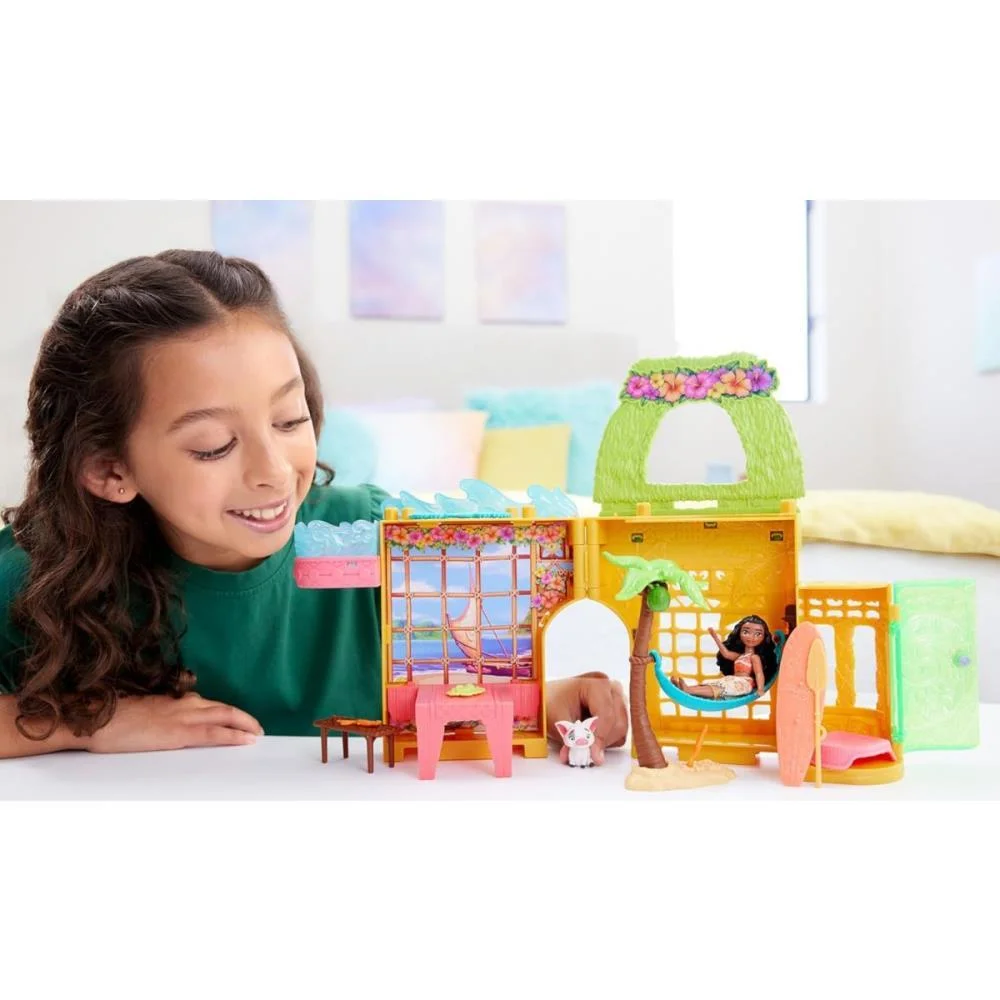 Boneca Disney Princesa Mini Castelo Da Moana Mattel (Unidade) - imagem 6
