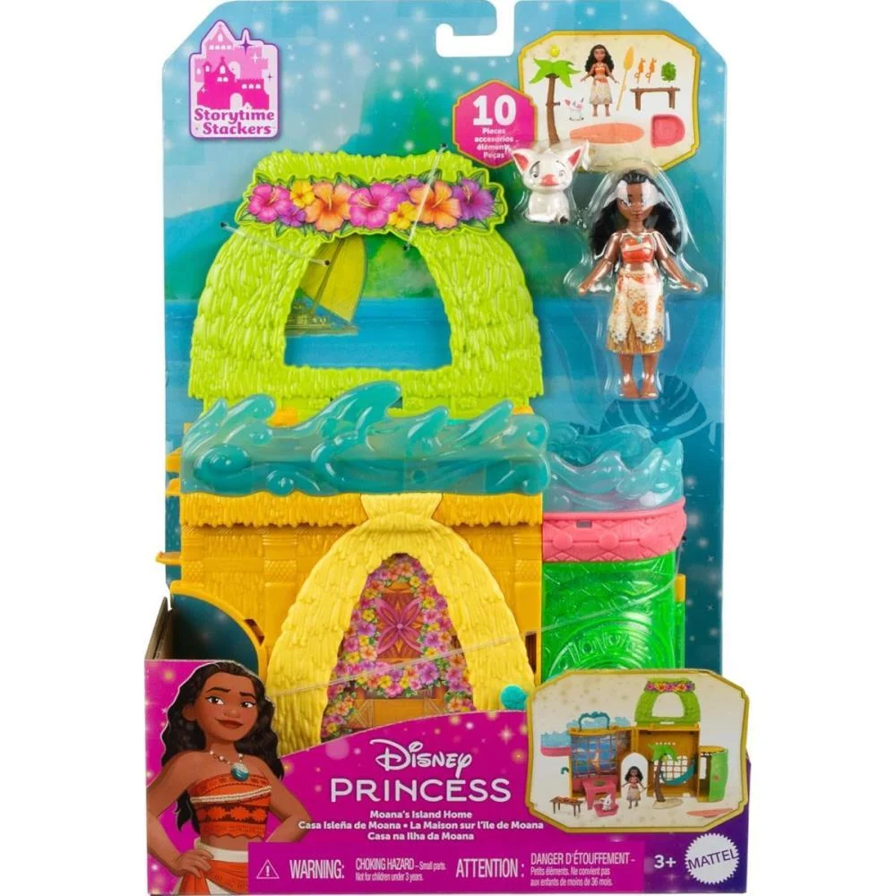 Boneca Disney Princesa Mini Castelo Da Moana Mattel (Unidade) - imagem 7