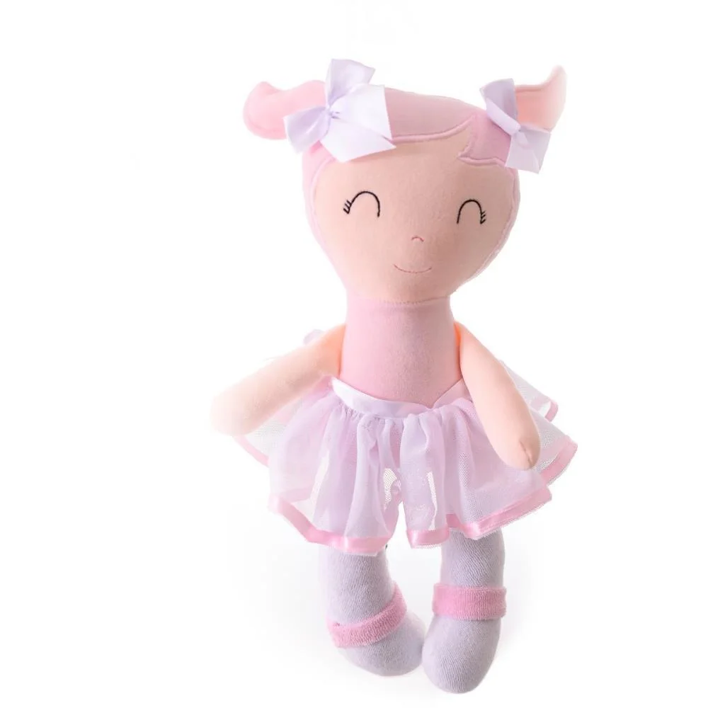 Boneca De Pelucia Bia Cabelo Rosa 35Cm Zip (Unidade) - imagem 8