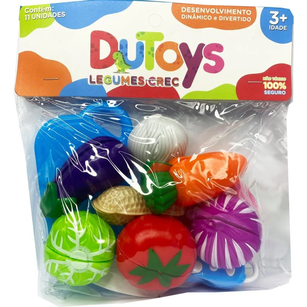 Brincando De Casinha Legumes Crec 11Pcs (S) Toy Mix (Unidade) - imagem 3