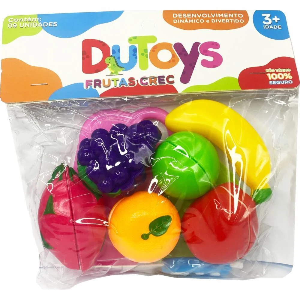 Brincando De Casinha Frutas Crec 9Pcs (S) Toy Mix (Unidade) - imagem 2
