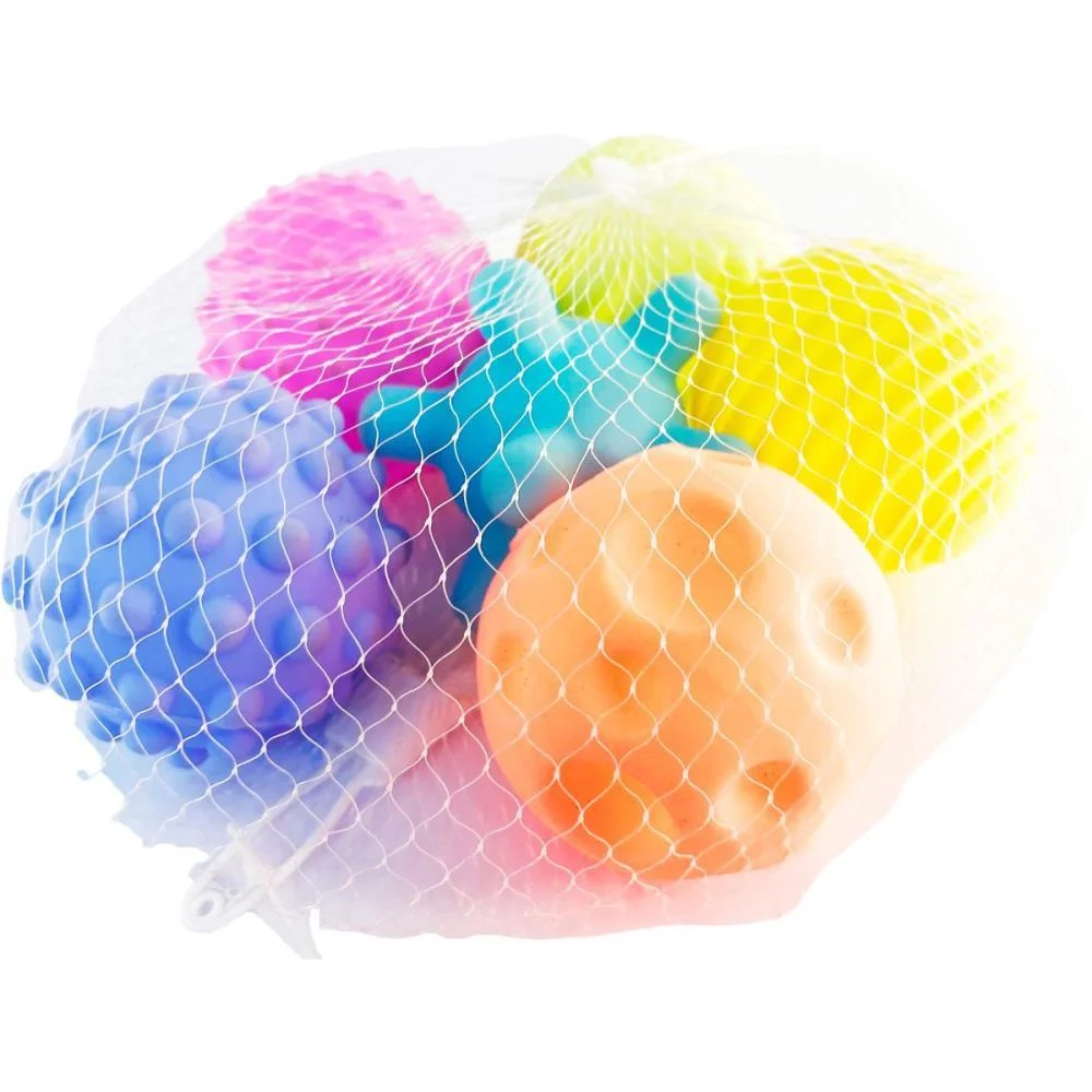 Brinquedo Para Bebe Para Banho Esferas 6Pcs (S) Toy Mix (Unidade) - imagem 2