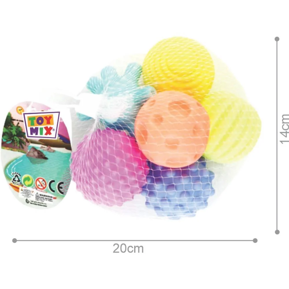 Brinquedo Para Bebe Para Banho Esferas 6Pcs (S) Toy Mix (Unidade) - imagem 4