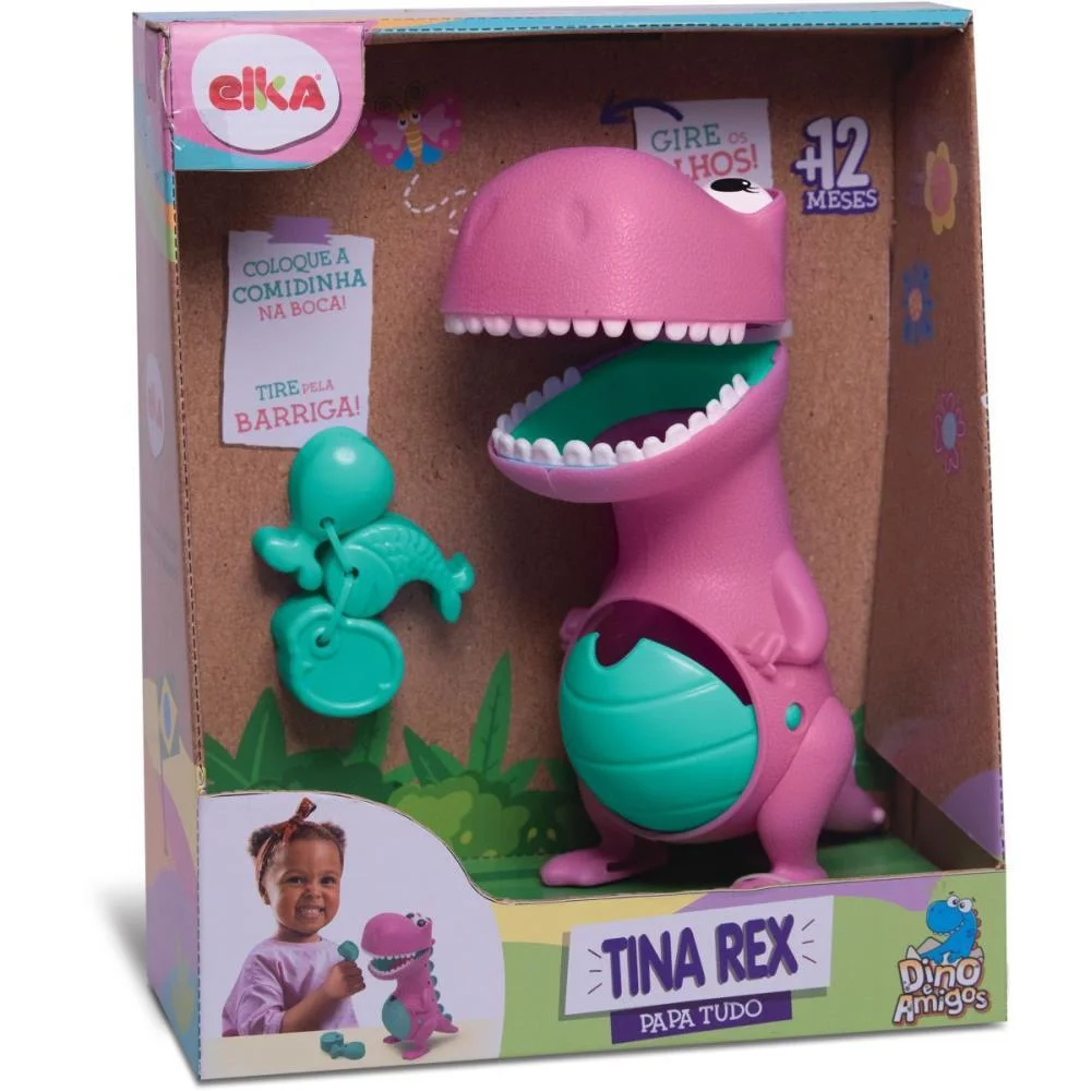 Brinquedo Para Bebe Tina Rex Papa Tudo Elka (Unidade) - imagem 4