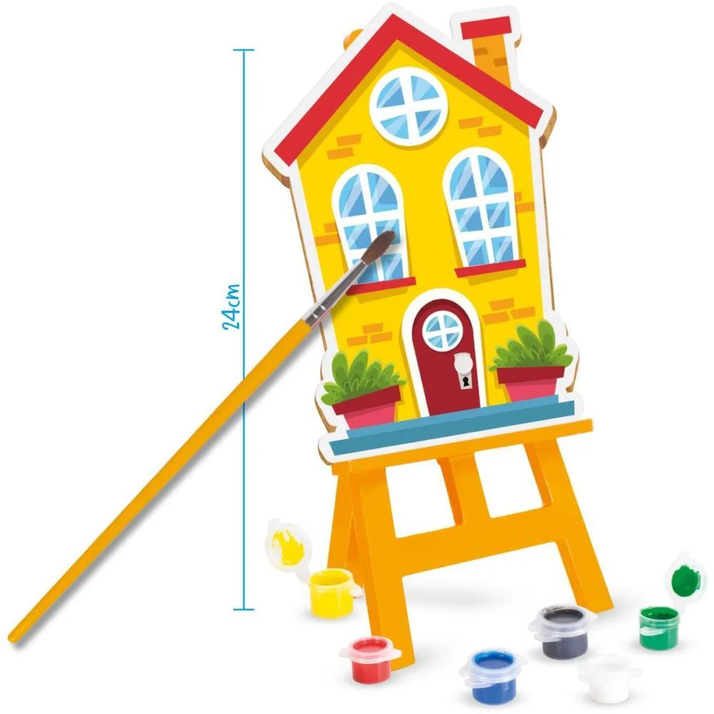 Brinquedo Para Colorir Kit Pinturinha Casinhas Nig Brinquedos (Unidade) - imagem 4