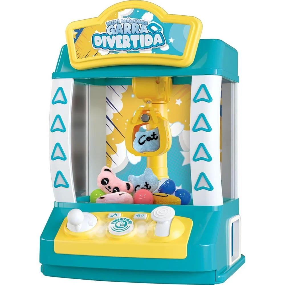 Brinquedo Diverso Mini Maq. Garra Diver.10 Pc Az Dm Toys (Unidade) - imagem 2