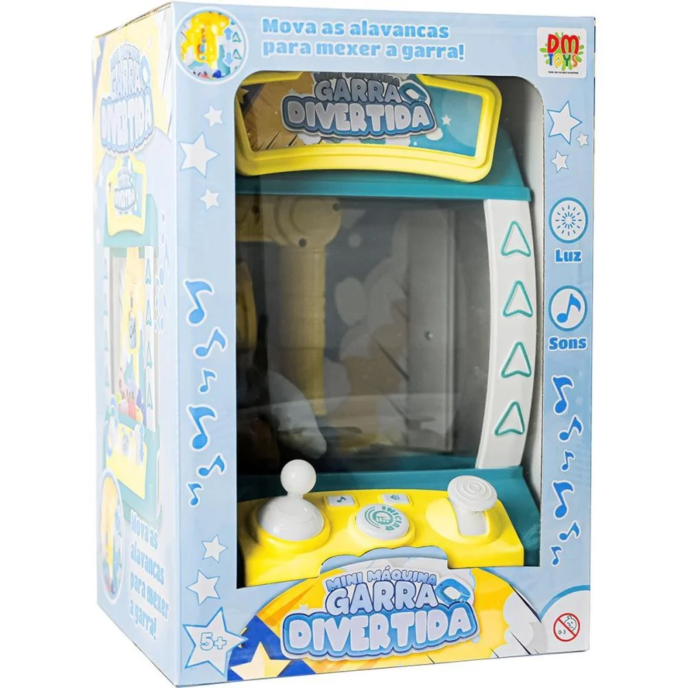 Brinquedo Diverso Mini Maq. Garra Diver.10 Pc Az Dm Toys (Unidade) - imagem 3