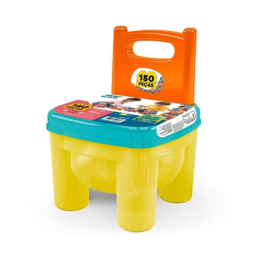 Brinquedo Para Montar Brinkadeira Click 150 Pecas Dismat (Unidade) - imagem 2