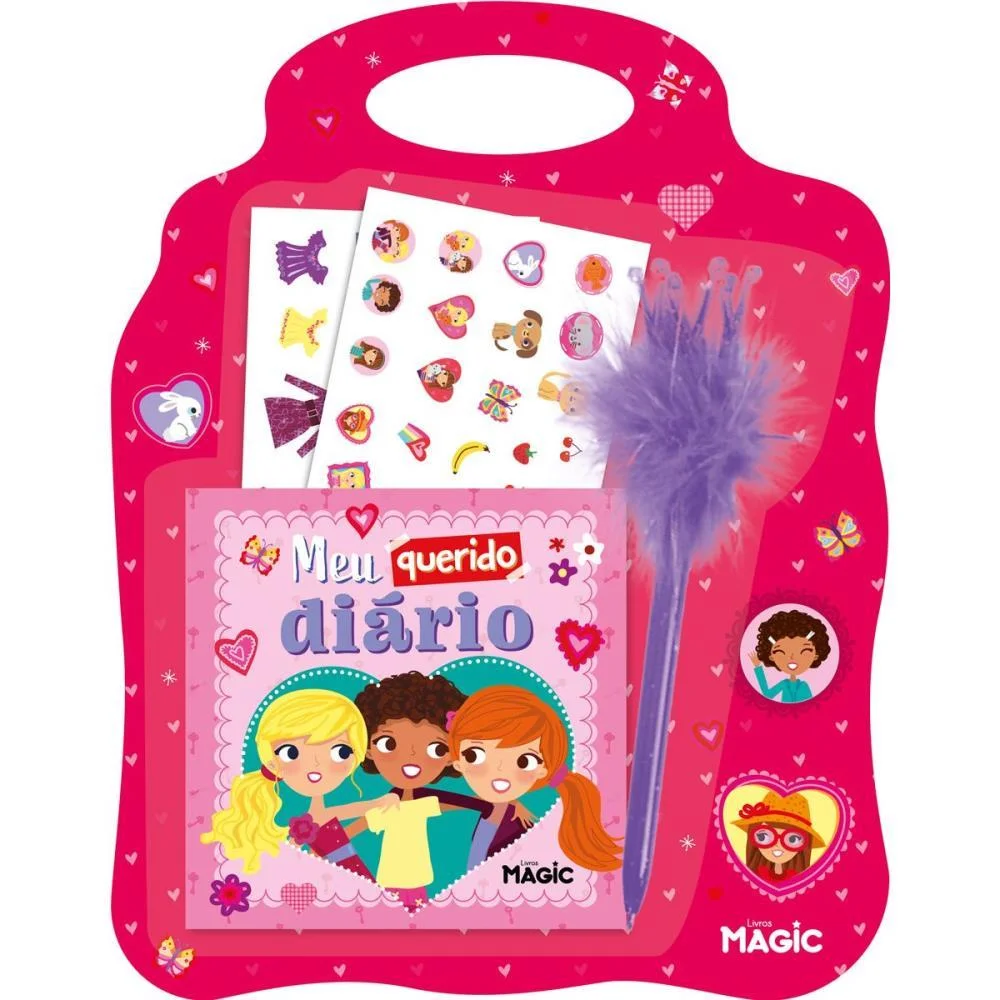 Diario Meu Querido Diario C/Adesivos Magic Kids (Unidade) - imagem 5
