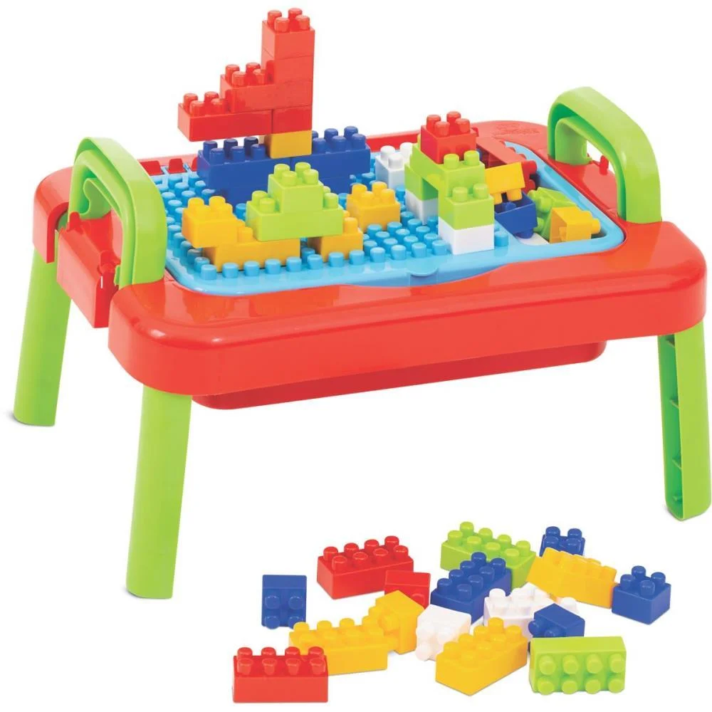 Brinquedo Para Montar Mesa Mercoblocks Unissex 64Pcs Merco Toys (Unidade) - imagem 3