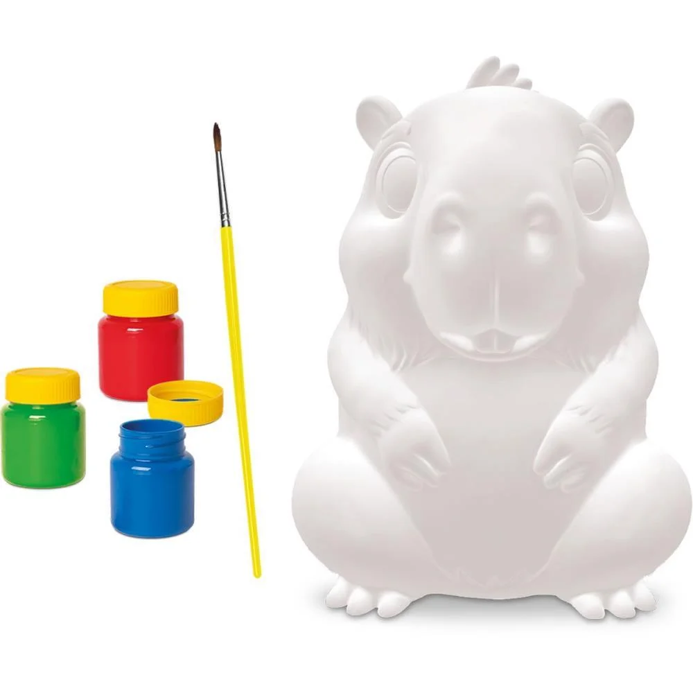 Brinquedo Para Colorir Capivara 16Cm Pintura C/Guache Samba Toys (Unidade) - imagem 5