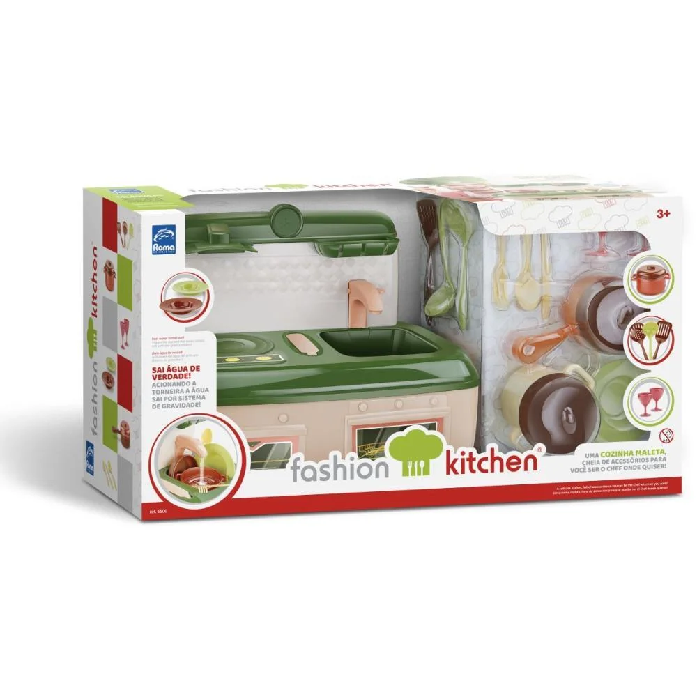 Brincando De Casinha Cozinha Fashion Kitchen (S) Roma (Unidade) - imagem 11