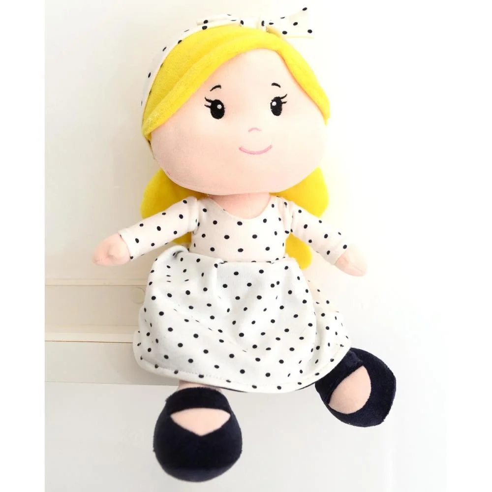 Boneca De Pelucia Clara Loira 35Cm Zip (Unidade) - imagem 2