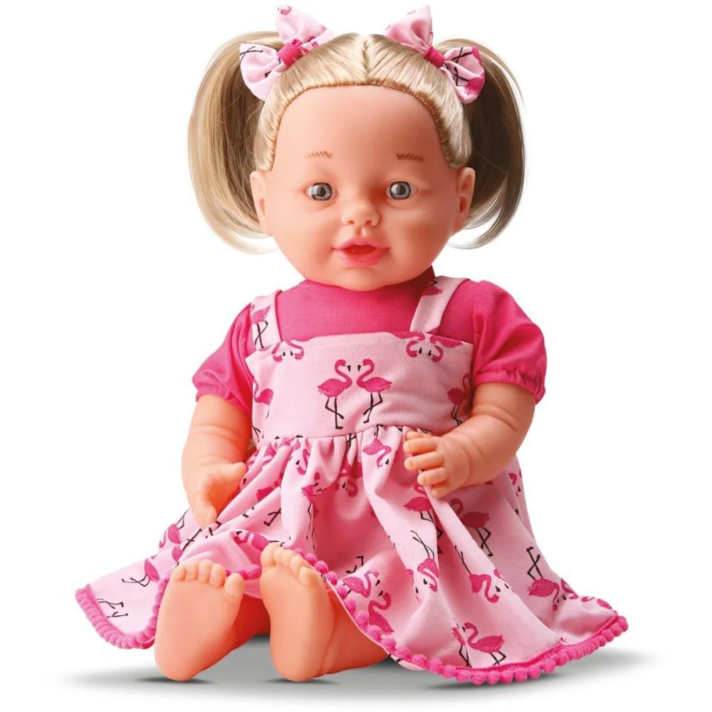 Boneca Com Mecanismo Talk Baby Frases 44Cm Bee Toys (Unidade) - imagem 4