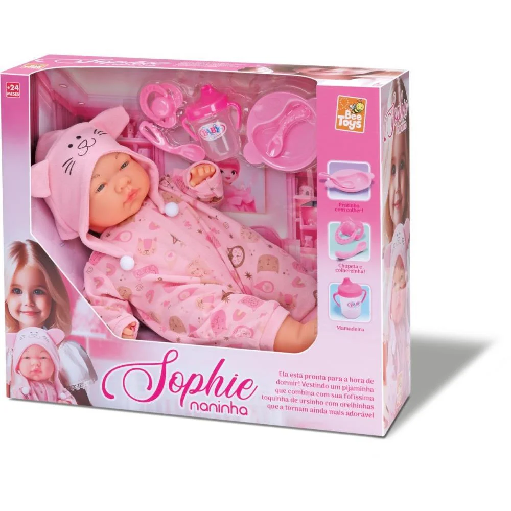 Boneca Sophie Naninha 34Cm C/Acessor. Bee Toys (Unidade) - imagem 6