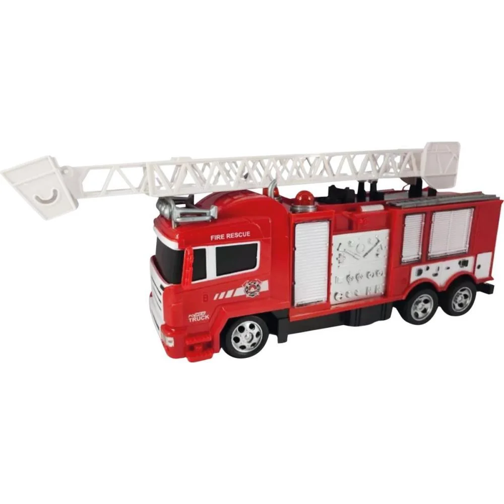 Carrinho Controle Remoto Bombeiro 4Funcoes 1:18 C/Luz Samba Toys (Unidade) - imagem 3