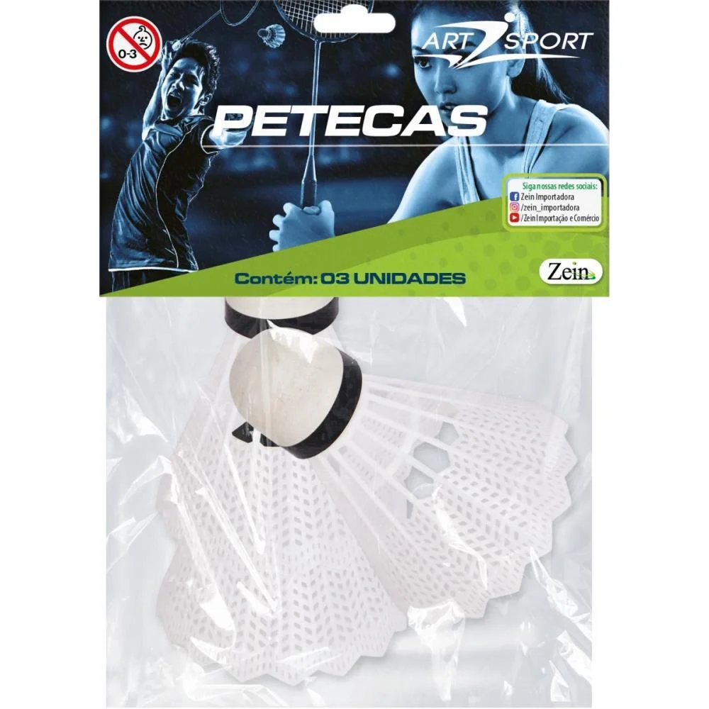 Brinquedo Diverso Peteca Plast. C/3 Pcs 8,5X7Cm Art Brink (Unidade) - imagem 5