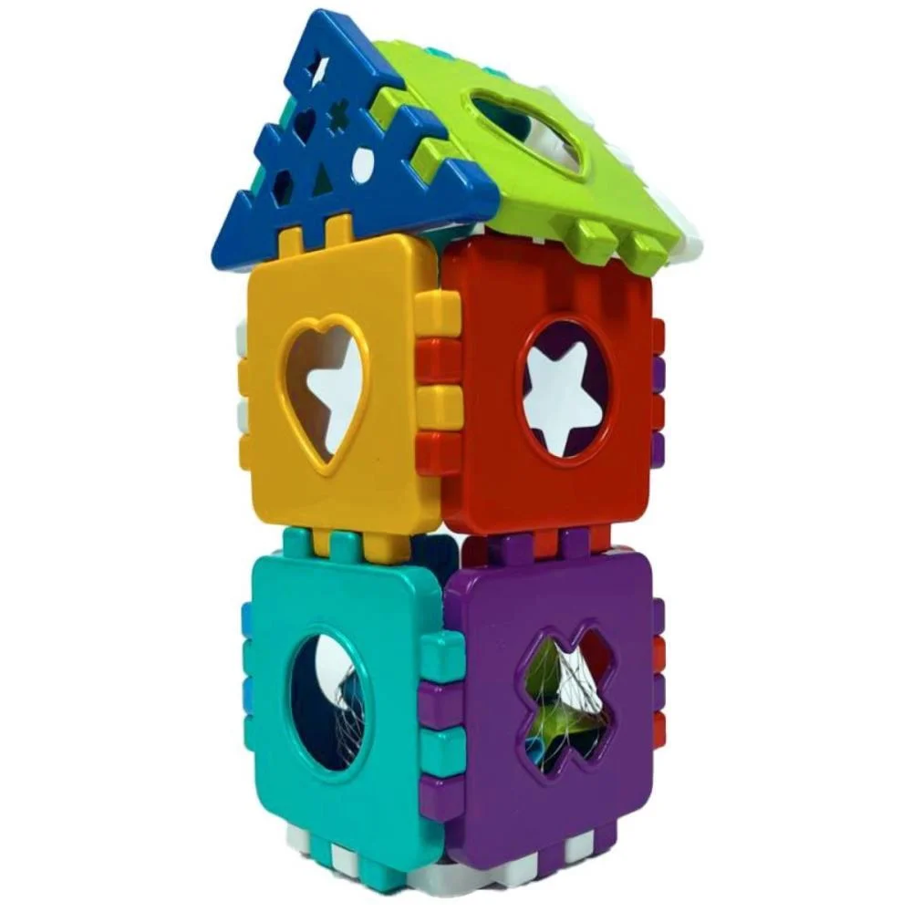 Brinquedo Educativo Torre Da Alegria Baby C/Blocos Kendy Brinquedos (Unidade) - imagem 6