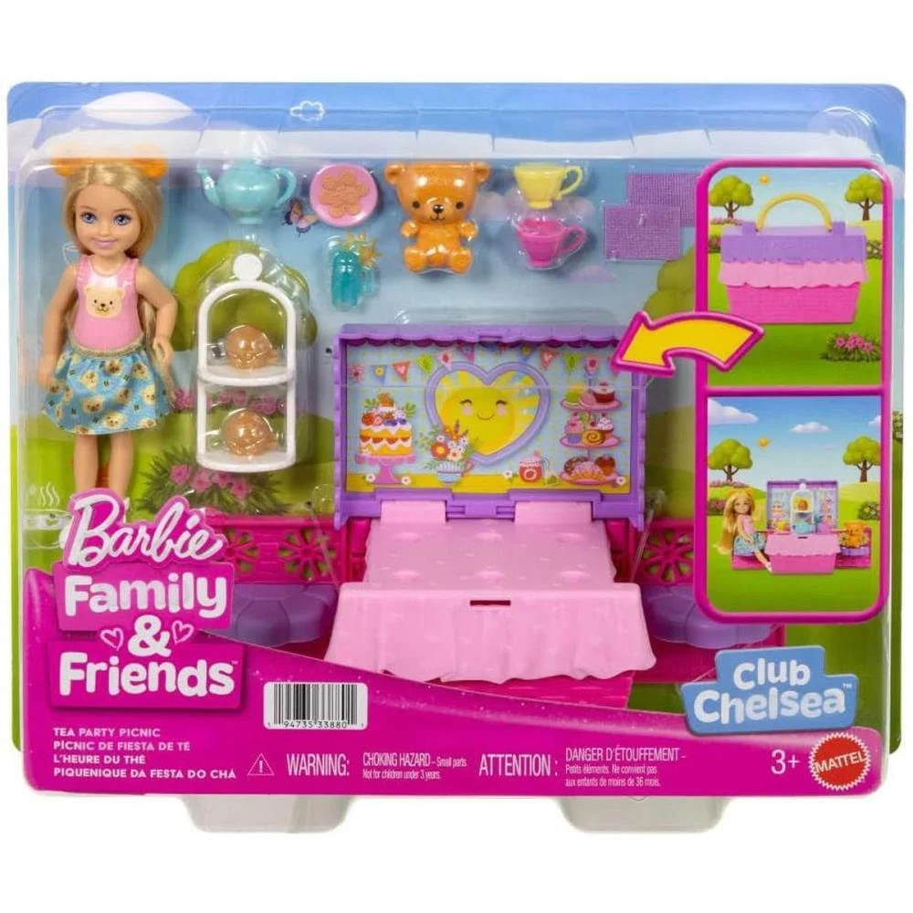 Barbie Family Chelsea Cj Festa Do Cha Mattel (Unidade) - imagem 6