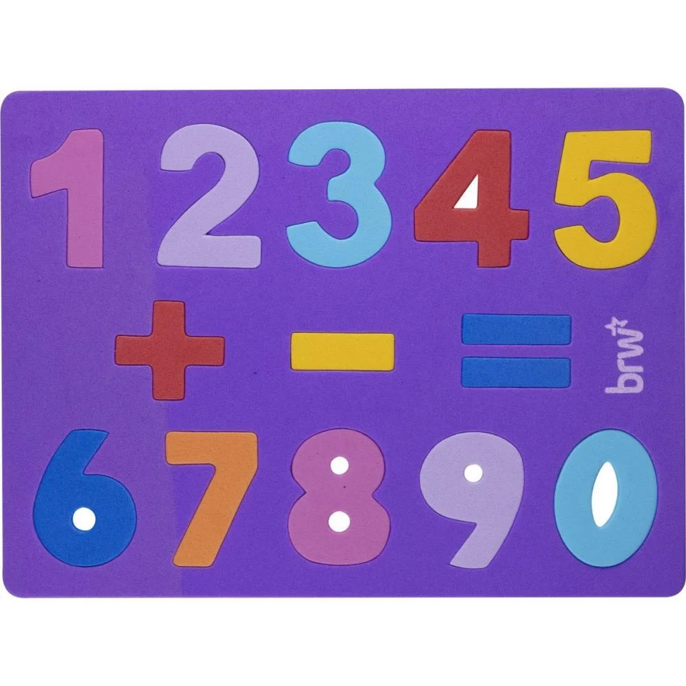 Brinquedo Pedagogico Eva Dipedu Numerico 10 Numeros Brw (Blister) - imagem 3