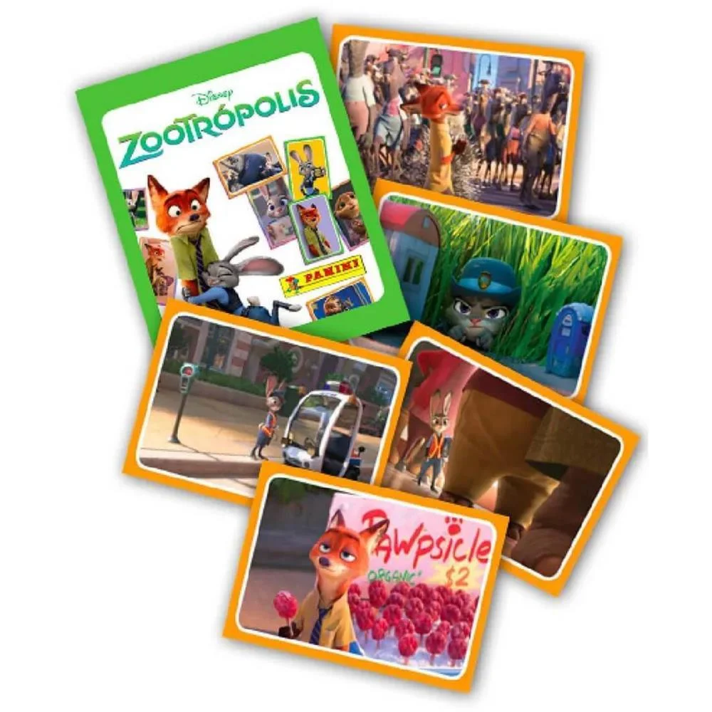 Figurinhas Zootopia Env.c/05 Panini (Pct.c/20) - imagem 3