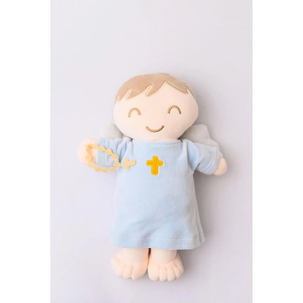 Boneca De Pelucia Anjinho Da Guarda Azul 32Cm Zip (Unidade) - imagem 2