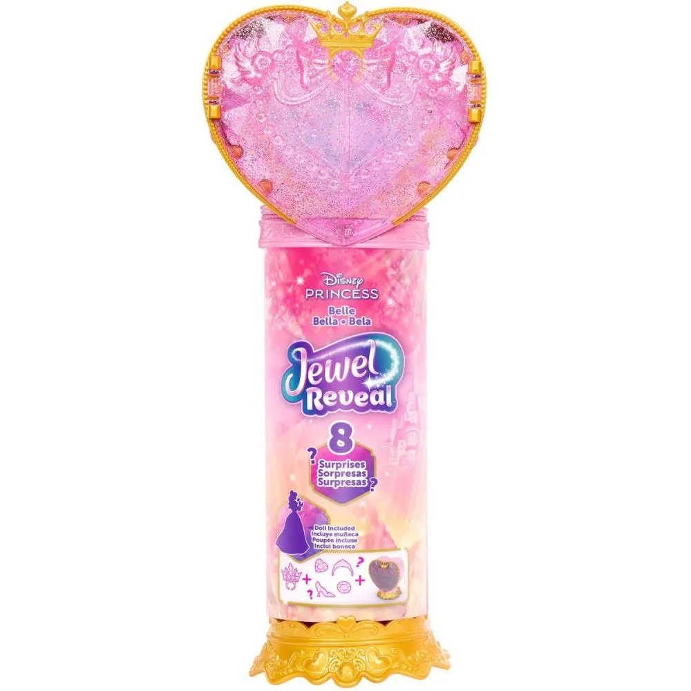 Boneca Disney Princesa Reveal Bela Mattel (Unidade) - imagem 7