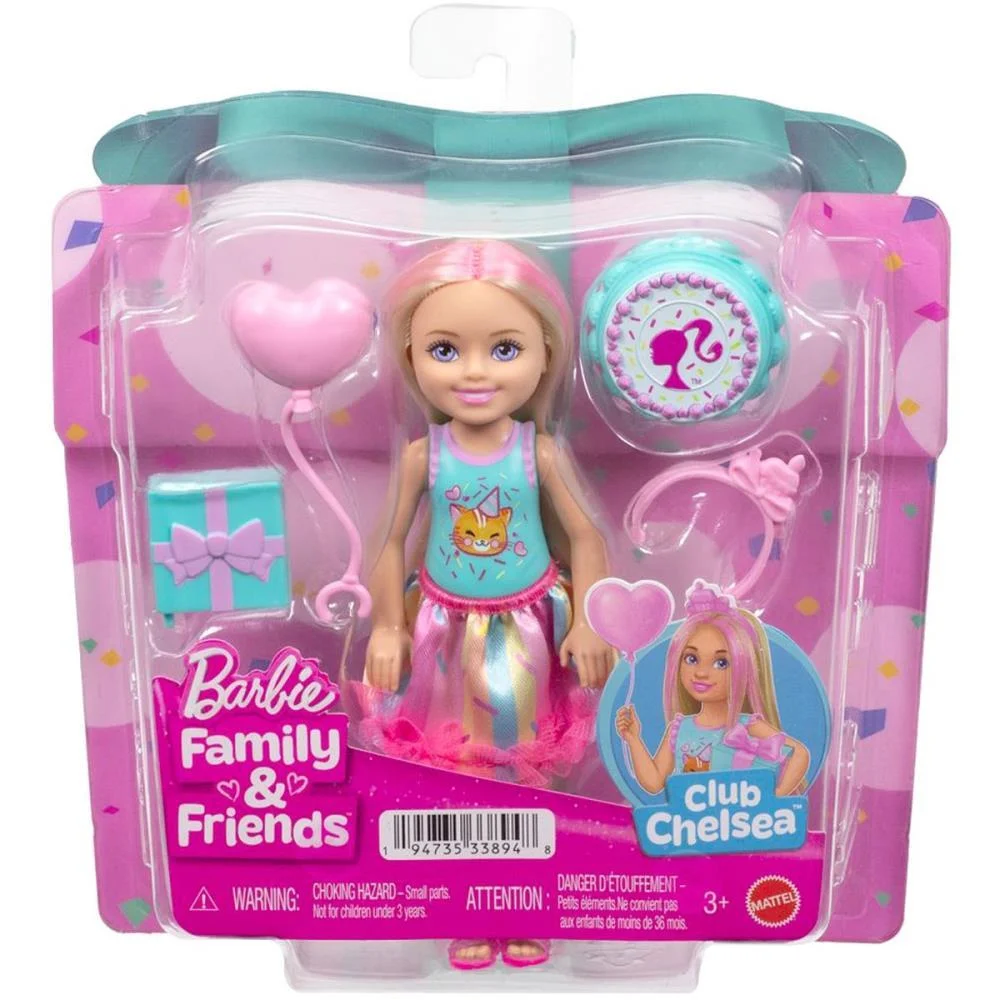 Barbie Family Chelsea Loira Aniversariante Mattel (Unidade) - imagem 8