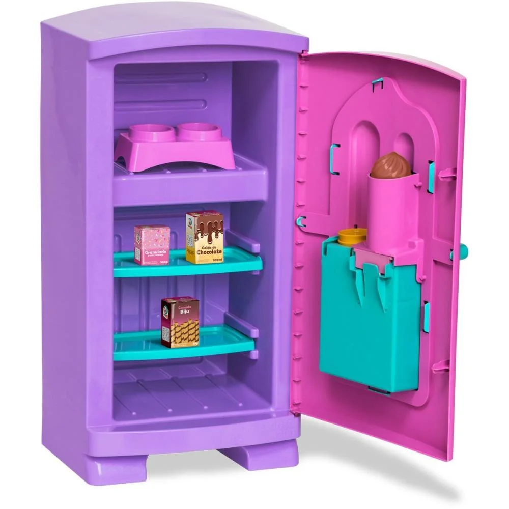 Brincando De Casinha Geladeira Gela Sorvetinho 49Cm Cardoso Toys (Unidade) - imagem 2
