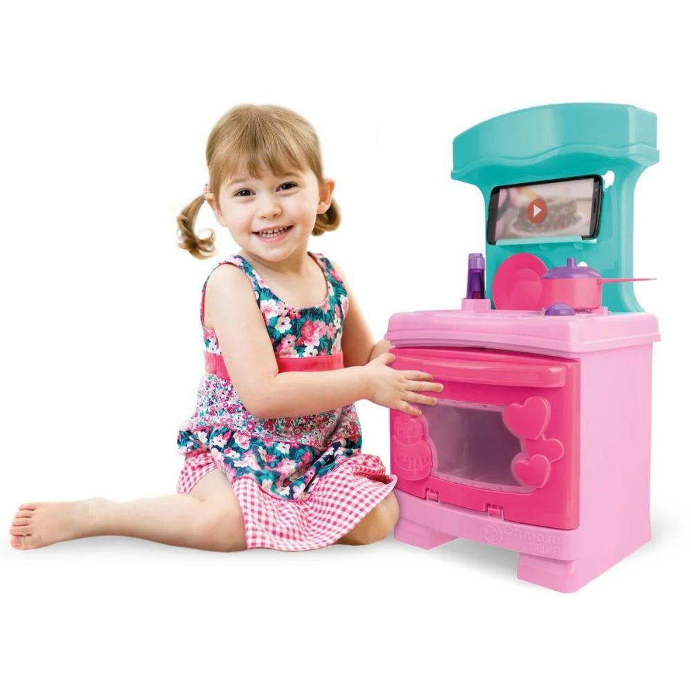 Brincando De Casinha Cozinha Sonho De Menina 49Cm Cardoso Toys (Unidade) - imagem 4