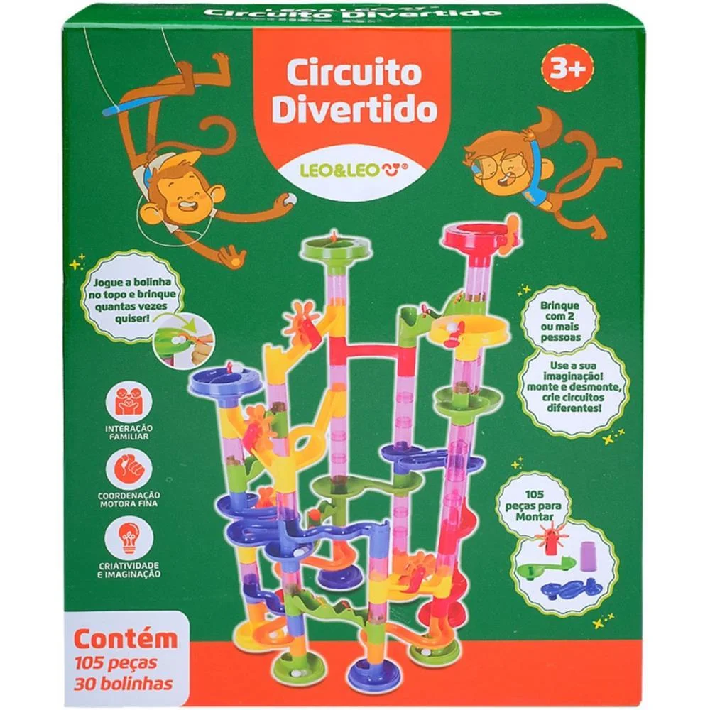 Brinquedo Para Montar Circuito Monta E Desmonta 105 Leonora (Unidade) - imagem 4