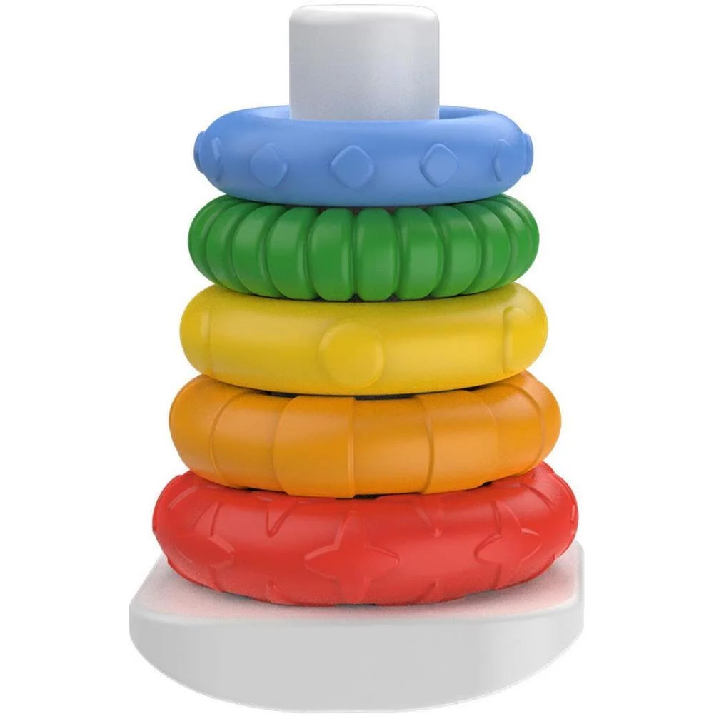 Brinquedo Para Bebe Piramide De Argolas Ggb Plast (Unidade) - imagem 2