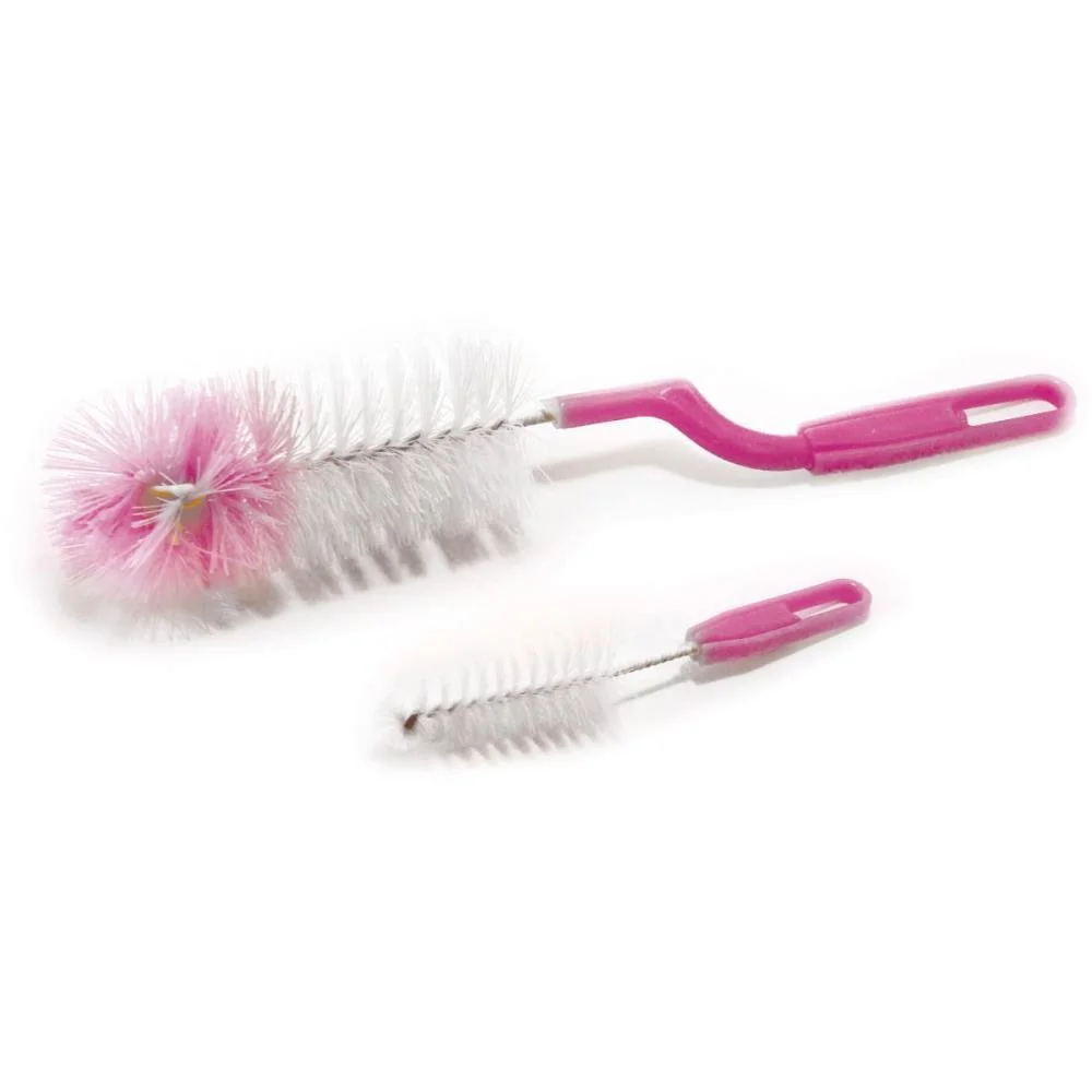 Amamentacao Escova P/Mamadeira E Bico Rosa Pais E Filhos (Blister) - imagem 4