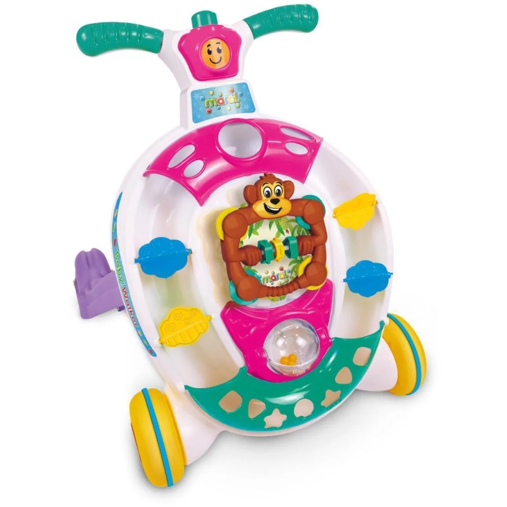 Andador Baby Walker Rosa C/Som Maral (Unidade) - imagem 2
